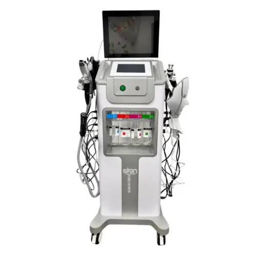 12-in-1 Hydra Facial Machine | Professional Skin Care Facial Treatment Device | Deep Cleansing, Anti-Aging, Whitening, Acne Removal, Skin Tightening & Hydrating Facial System for Salons & Clinics