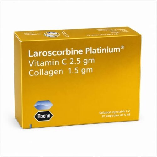 Roche Laroscorbine Platinum Injection Price in Pakistan | Vitamin C 2.5g + Collagen 1.5g